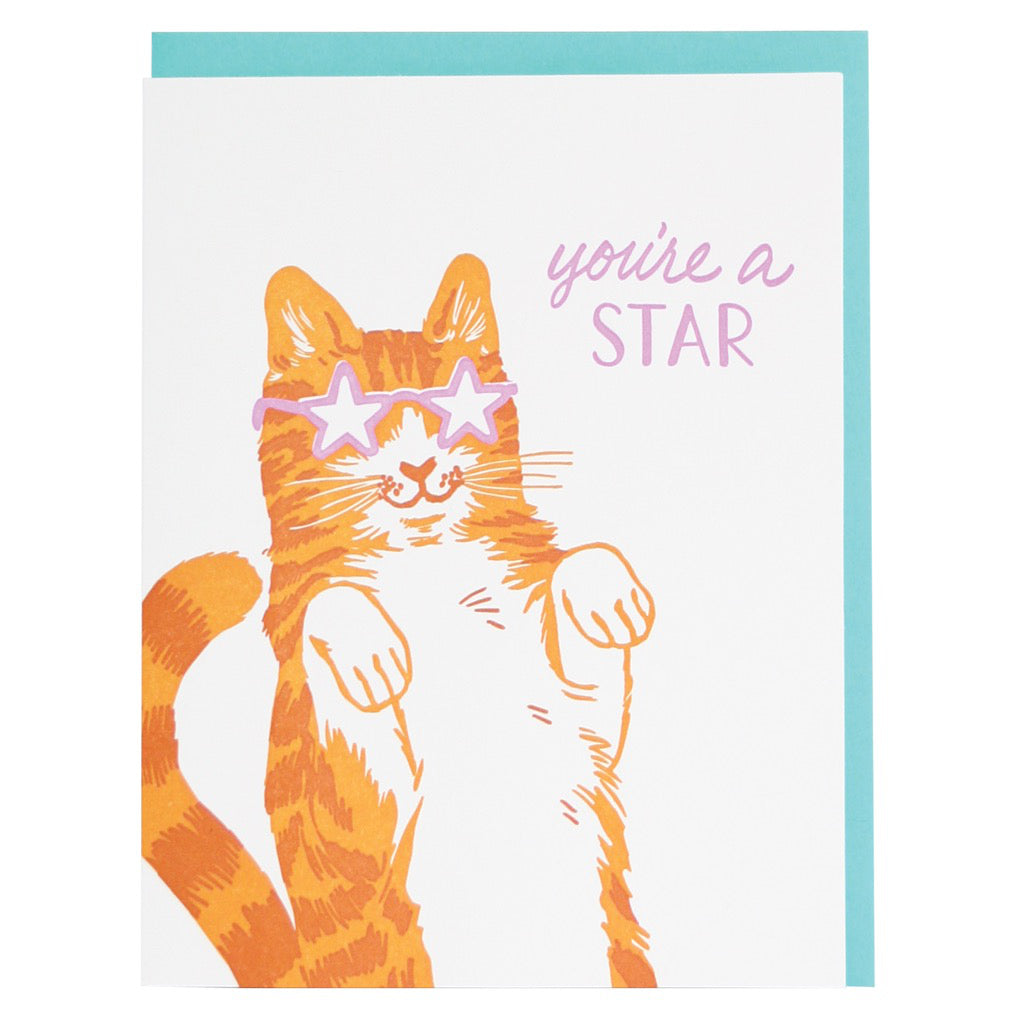 Youre A Star Cat Card