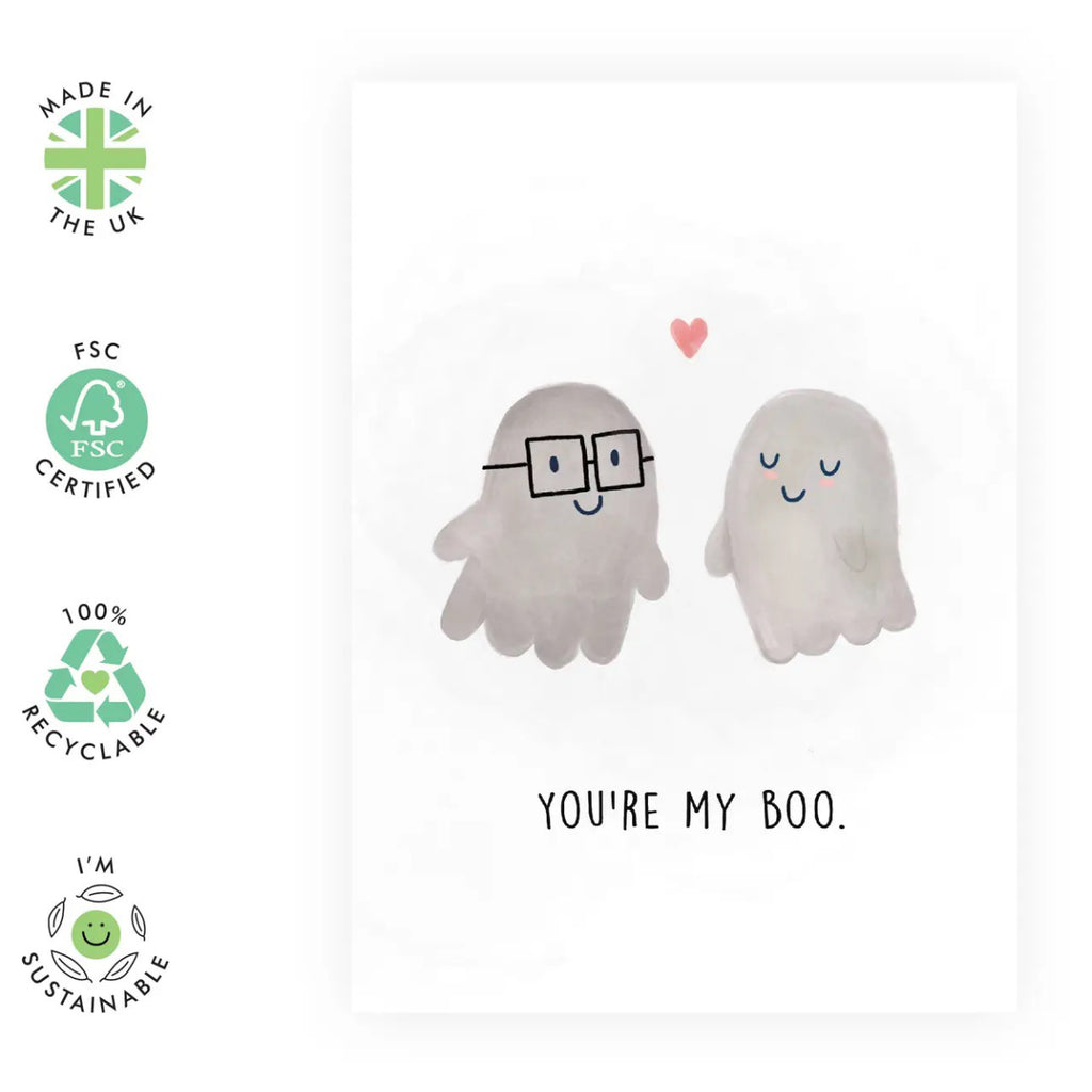 You're My Boo Card specs.