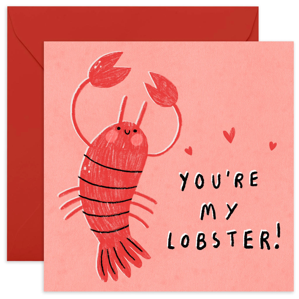 You're My Lobster Love Card.