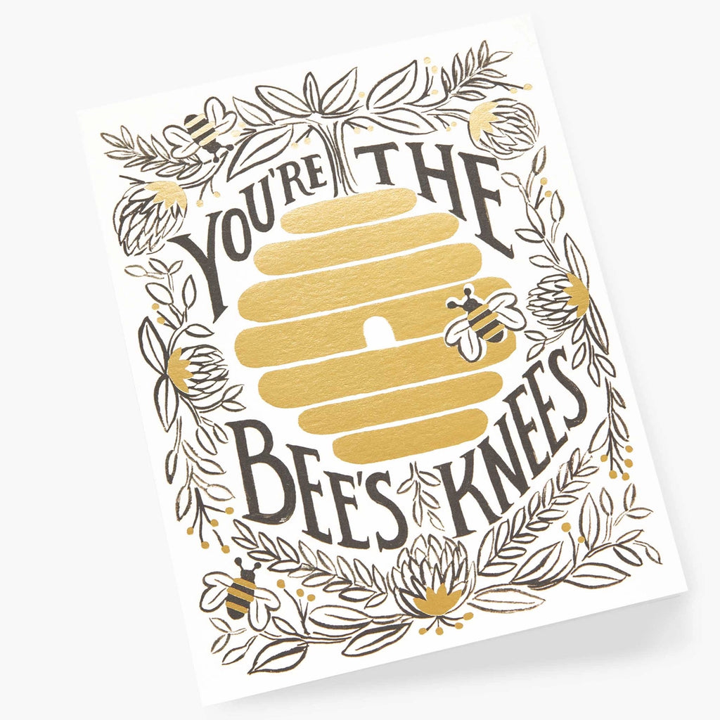 You're the Bee's Knees Card angle view.