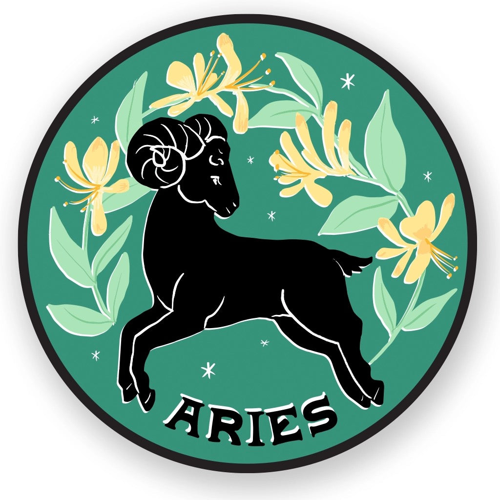 Zodiac Sticker: Aries.