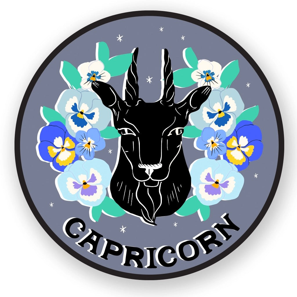 Zodiac Sticker: Capricorn.