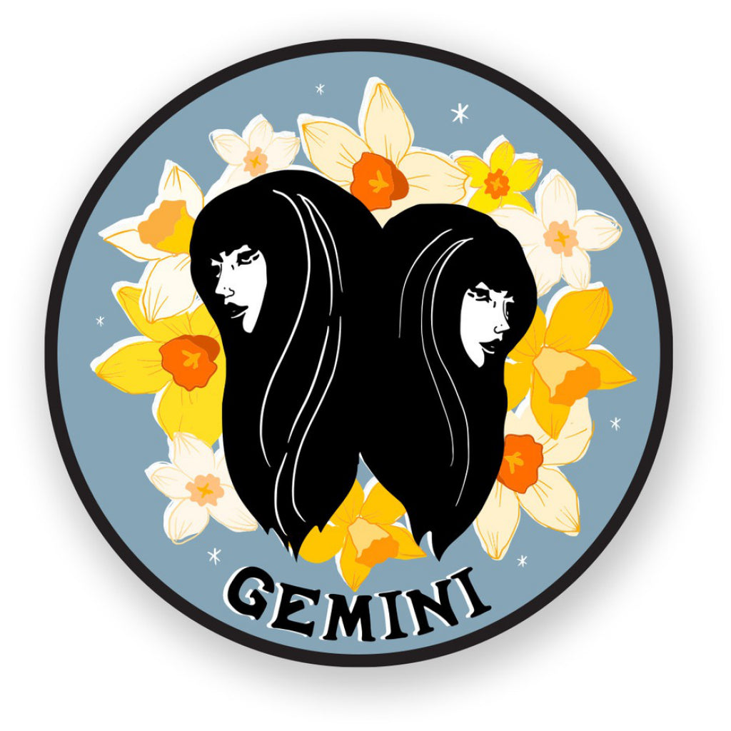 Zodiac Sticker: Gemini | Antiquaria Design Studio – Outer Layer