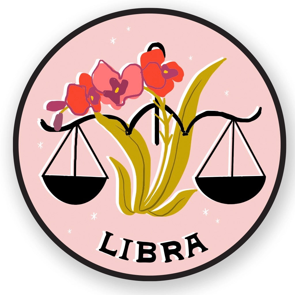Zodiac Sticker: Libra | Antiquaria Design Studio – Outer Layer